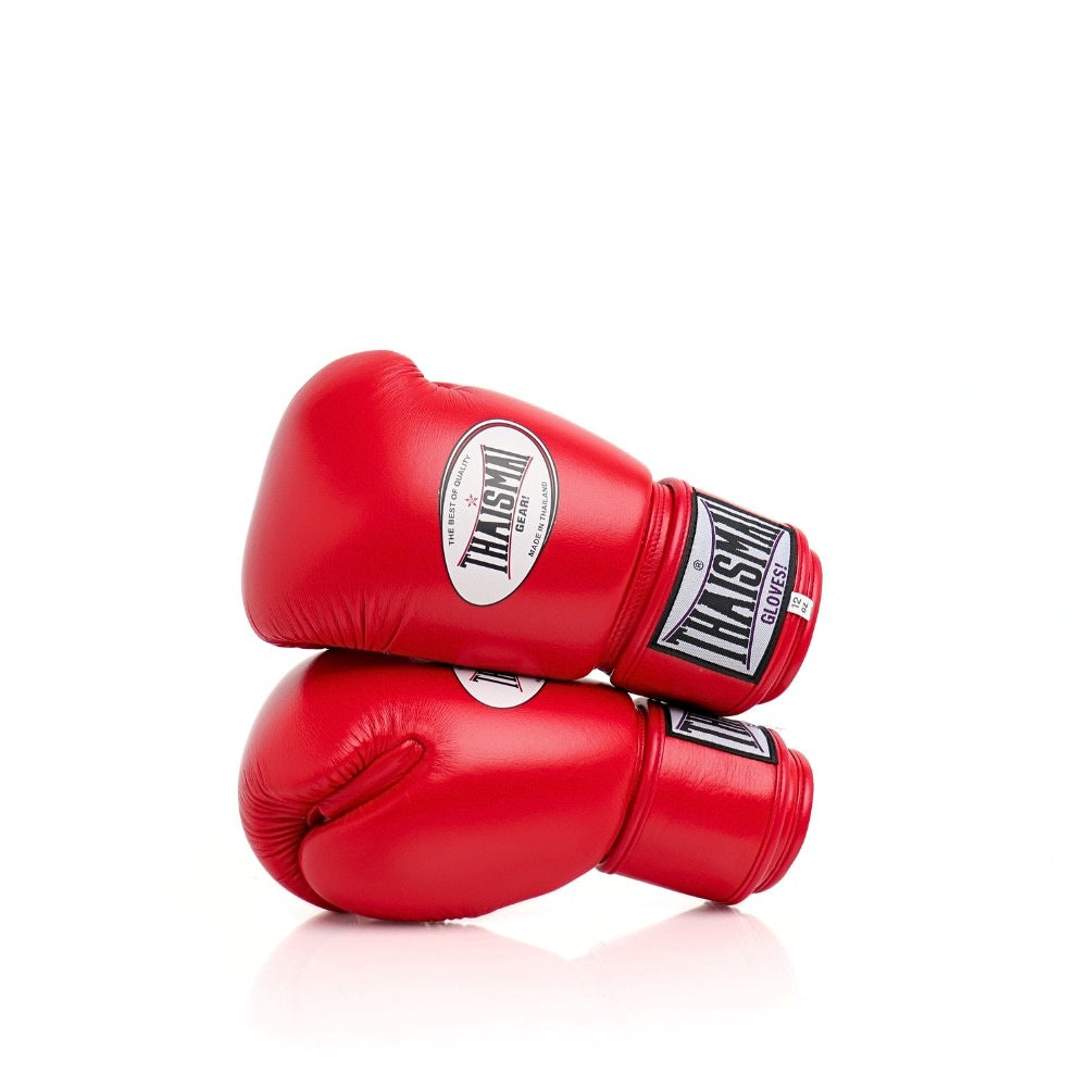 ThaiSmai [BG124] Gloves Velcro Red
