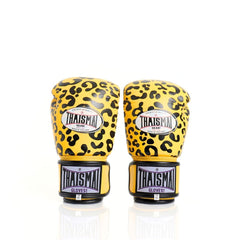 ThaiSmai [FBG124-Leopard] Flame Muay Thai Boxing Gloves