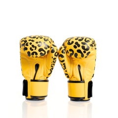ThaiSmai [FBG124-Leopard] Flame Muay Thai Boxing Gloves