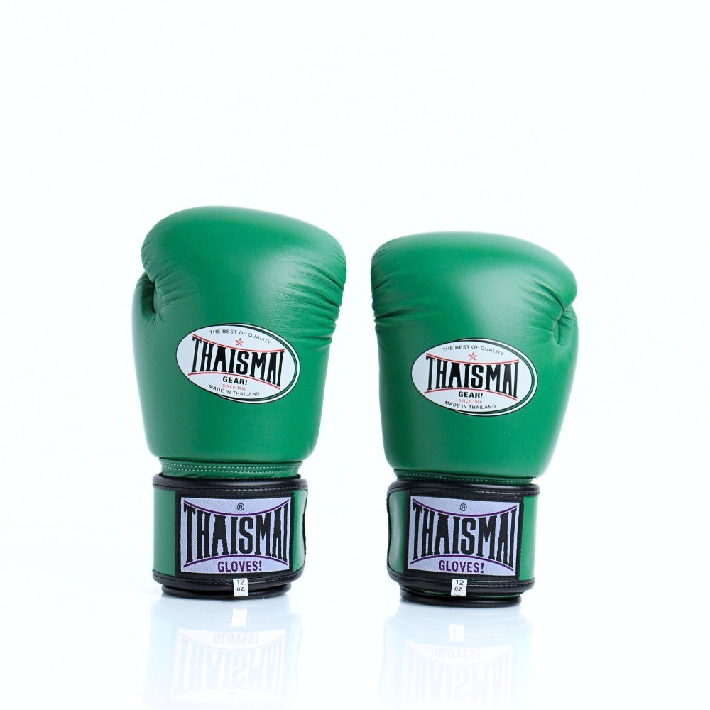 THAISMAI [BG124] Muay Thai Boxing Gloves Green