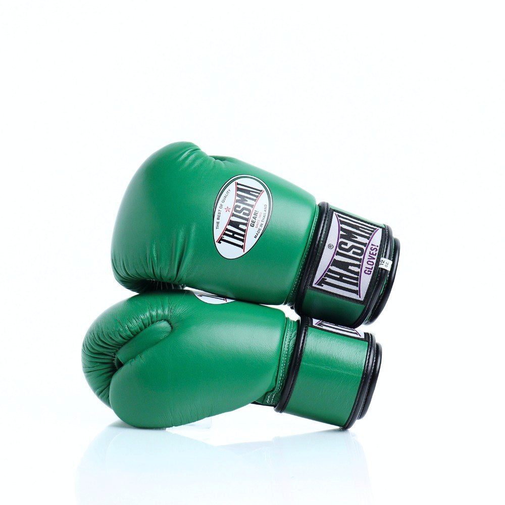THAISMAI [BG124] Muay Thai Boxing Gloves Green