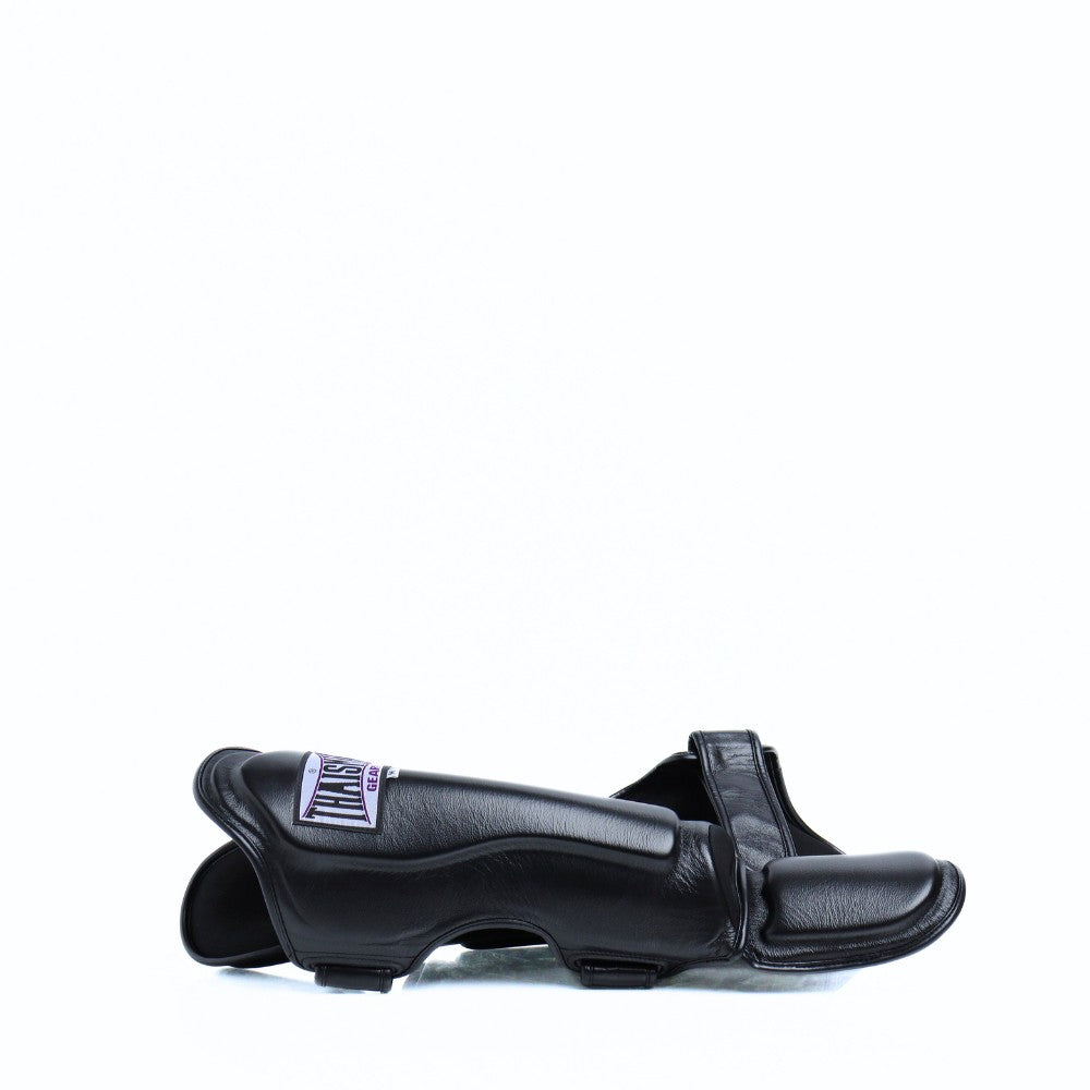 THAISMAI [LP185] Muay Thai Shin Guards Black