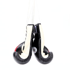 THAISMAI [BG121] Lace Up Boxing Gloves Black/White/Red