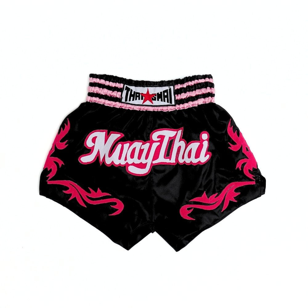 THAISMAI Muay Thai Boxing Shorts "Shocking Pink"