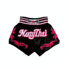 THAISMAI Muay Thai Boxing Shorts "Shocking Pink"