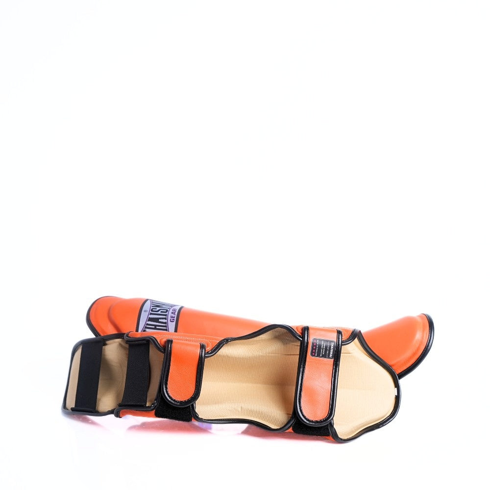 THAISMAI [LP184] Muay Thai Shin Guards Orange