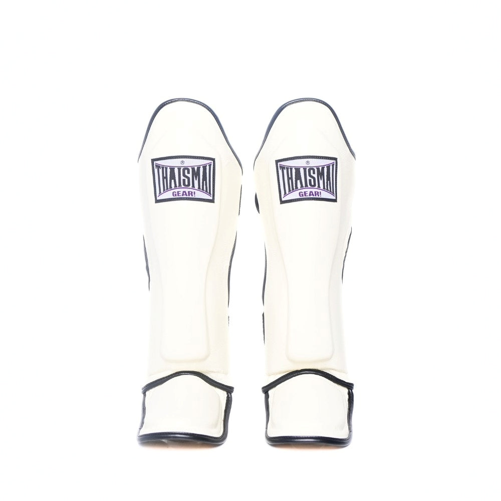 THAISMAI [LP184] Muay Thai Shin Guards White
