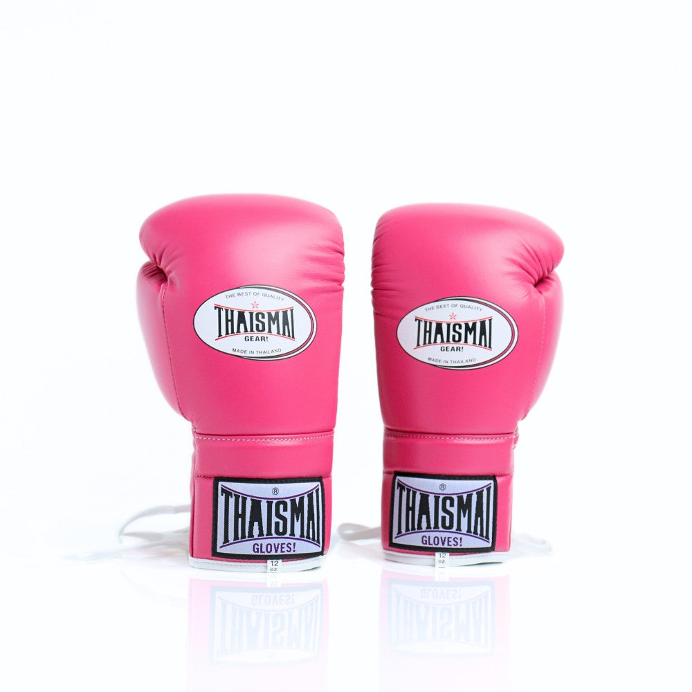 ThaiSmai [BG121] Lace Up Gloves Pink