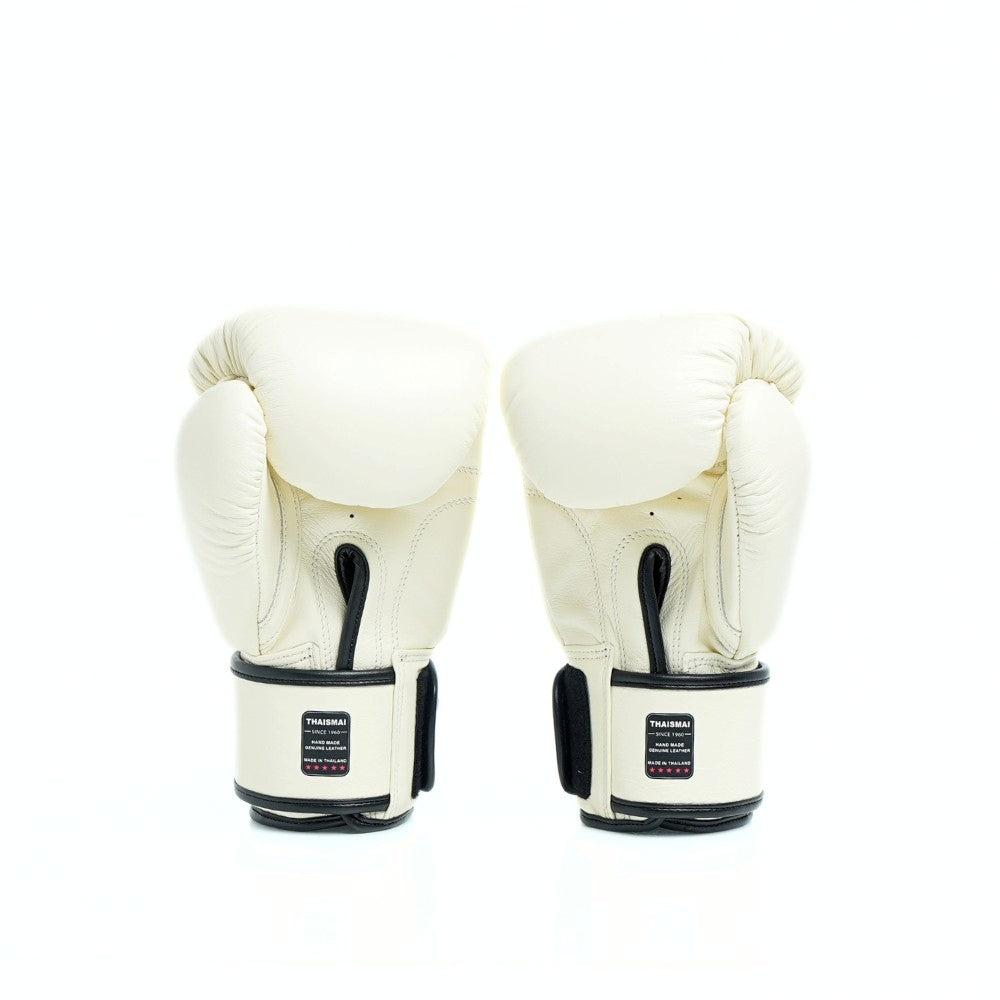 THAISMAI [BG124] Muay Thai Boxing Gloves White