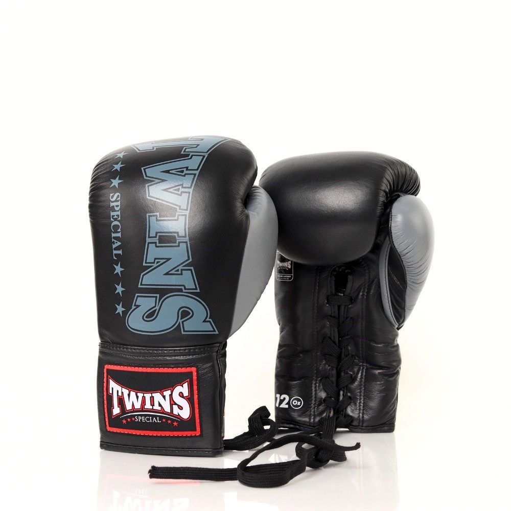 Twins Special [BGLL1-2T] Lace Up Gloves "Black/Grey"
