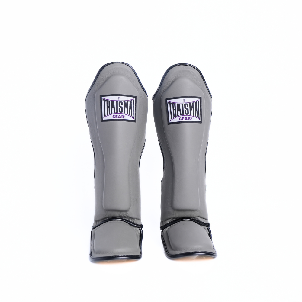 THAISMAI [LP184] Muay Thai Shin Guards Gray