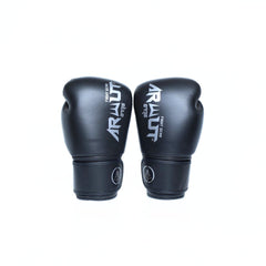 ARWUT [BG5] ''THE ASCENT'' MUAY THAI BOXING GLOVES JET BLACK