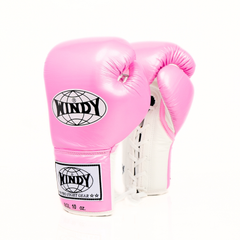 Windy [BGL] Lace Up Boxing Gloves Pink/White