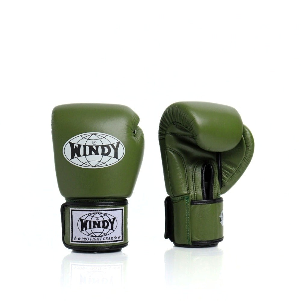 Windy [BGVH] Muay Thai Gloves Olive Green