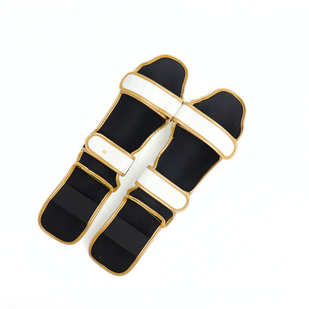 Windy [LP3] Muay Thai Shin Guards White/Gold