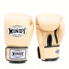 Windy BGVH Classic Velcro Boxing Gloves Cream
