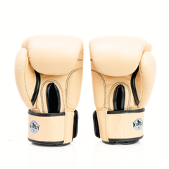 Windy BGVH Classic Velcro Boxing Gloves Cream