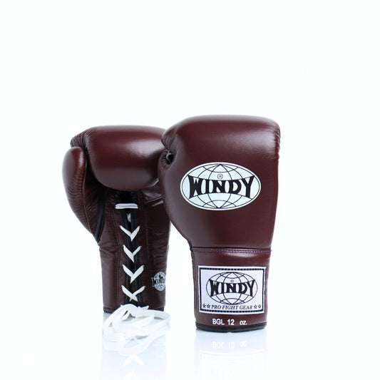 Windy [BGL] Lace Up Boxing Gloves Maroon
