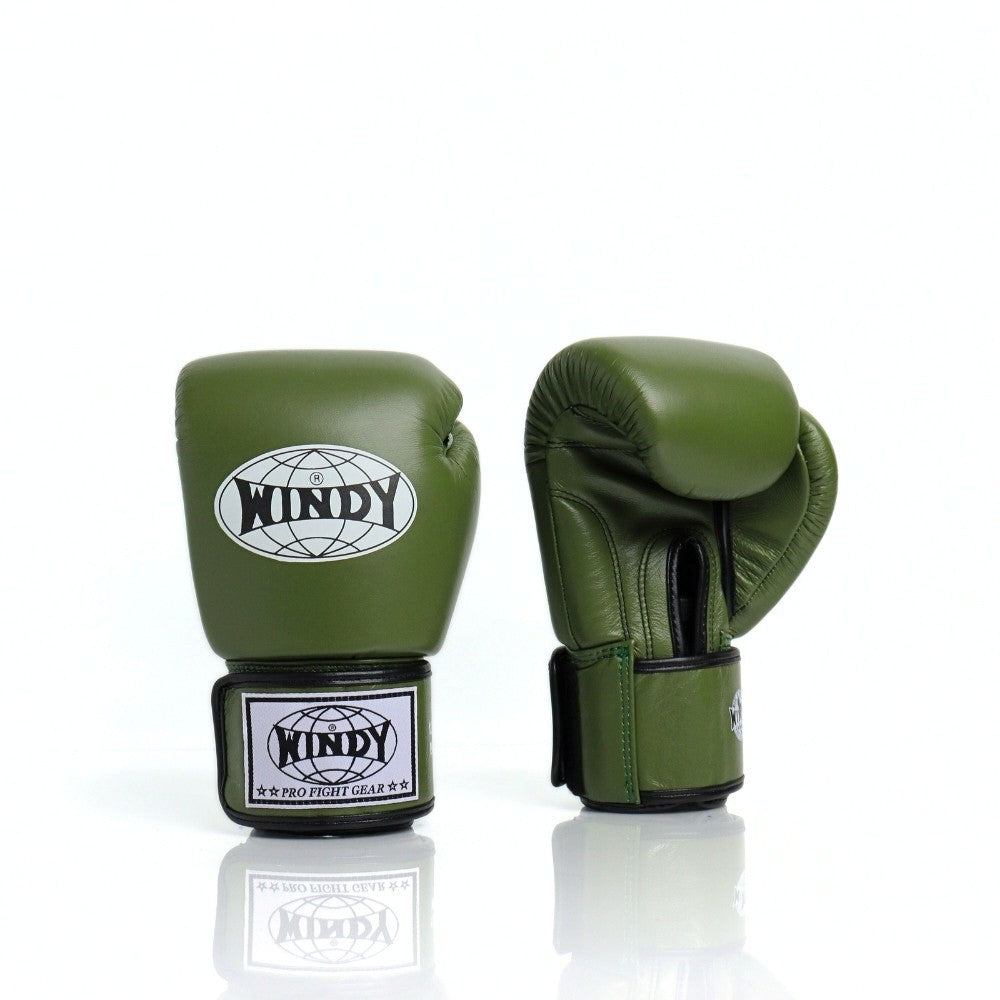 Windy [BGVH] Muay Thai Gloves Olive Green
