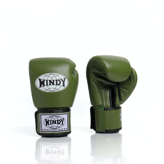 Windy [BGVH] Muay Thai Gloves Olive Green