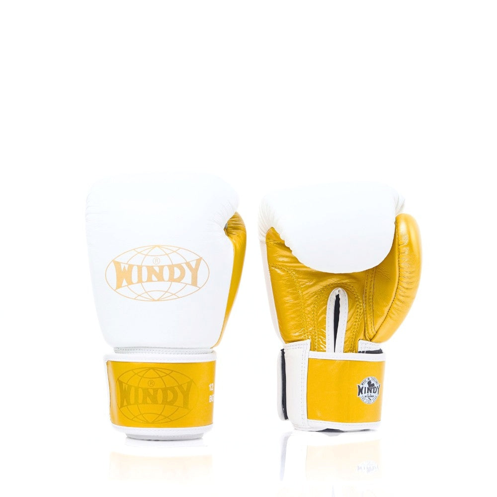 Windy [BGVH] Boxing Gloves White/Gold