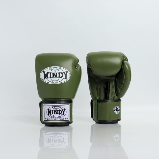 Windy [BGVH] Muay Thai Gloves Olive Green