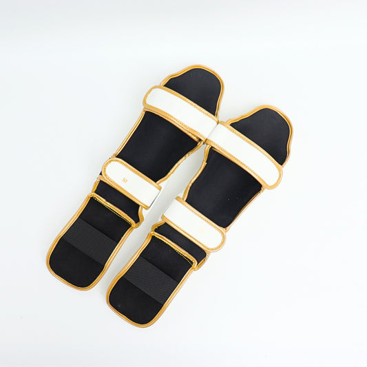 Windy [LP3] Muay Thai Shin Guards White/Gold