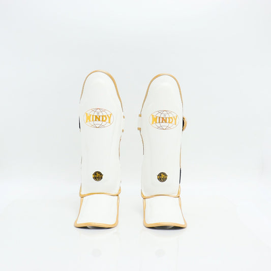 Windy [LP3] Muay Thai Shin Guards White/Gold