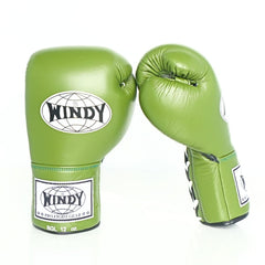 Windy [BGL] Lace Up Boxing Gloves Olive Green