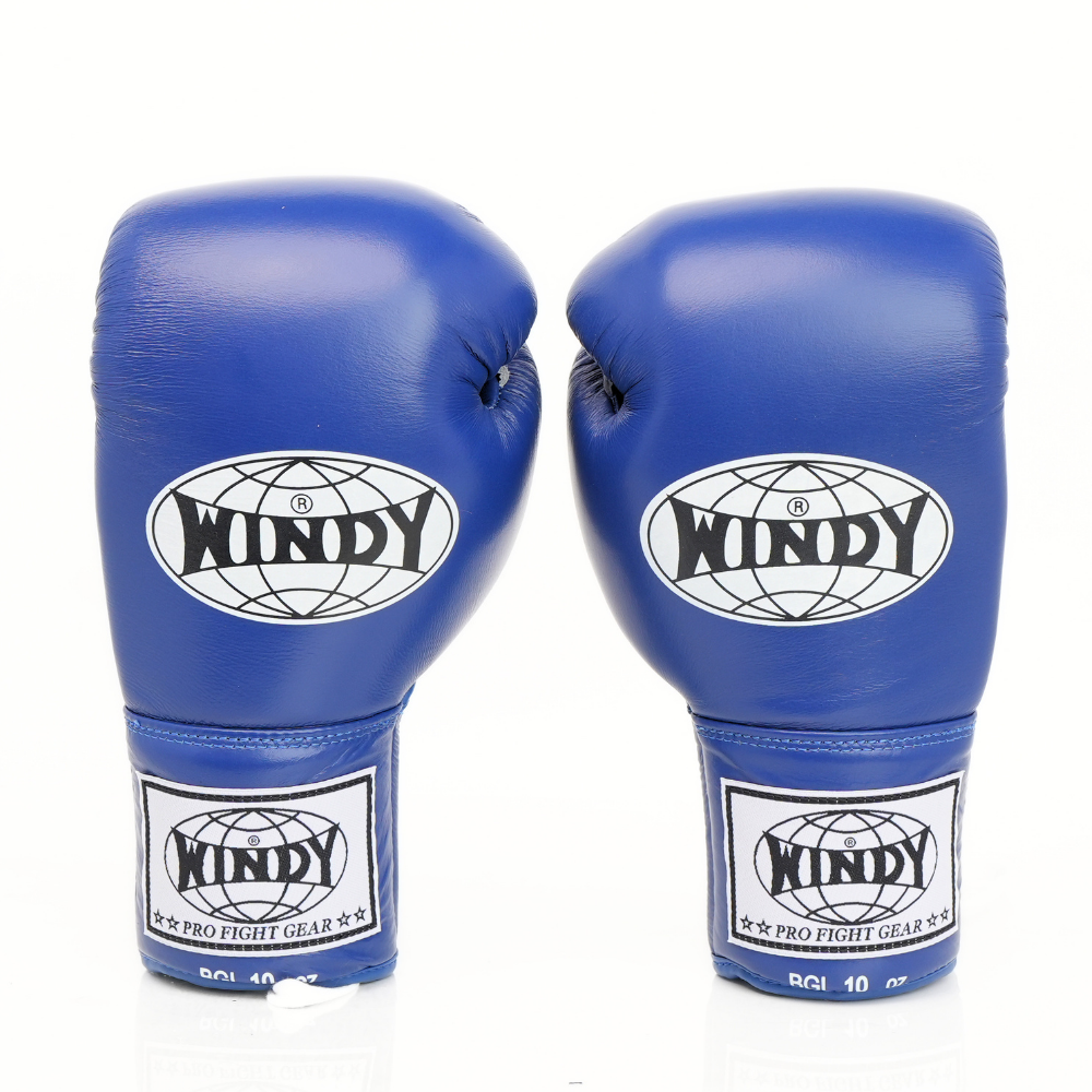 Windy [BGL] Lace Up Boxing Gloves Blue
