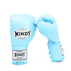 Windy [BGL] Lace Up Boxing Gloves Light Blue