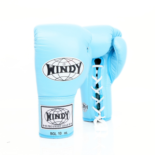 Windy [BGL] Lace Up Boxing Gloves Light Blue