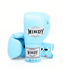 Windy [BGL] Lace Up Boxing Gloves Light Blue