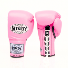 Windy [BGL] Lace Up Boxing Gloves Pink