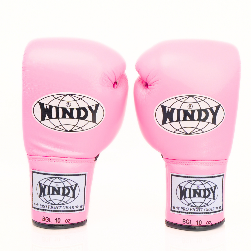 Windy [BGL] Lace Up Boxing Gloves Pink