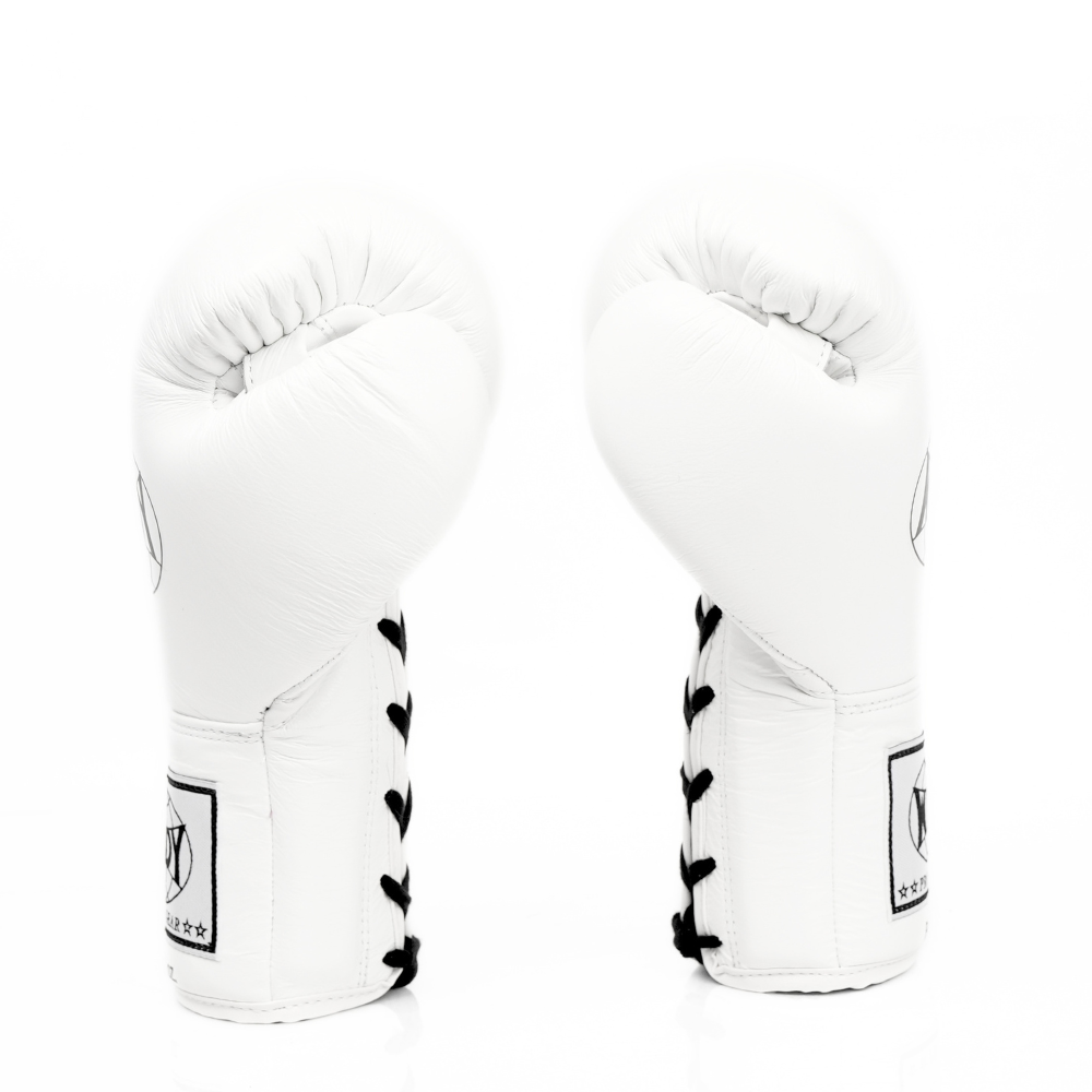 Windy [BGL] Lace Up Boxing Gloves White
