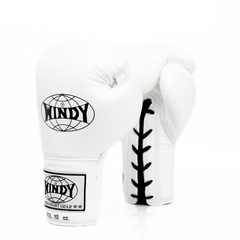Windy [BGL] Lace Up Boxing Gloves White