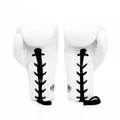 Windy [BGL] Lace Up Boxing Gloves White