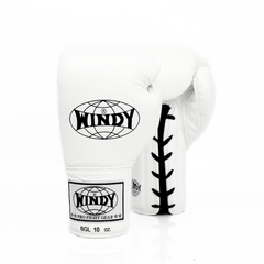 Windy [BGL] Lace Up Boxing Gloves White