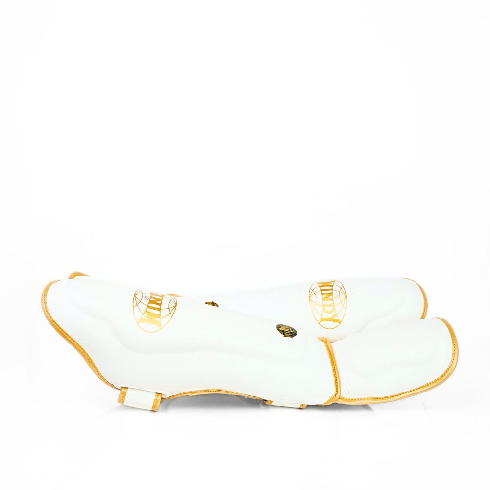 Windy [LP3] Muay Thai Shin Guards White/Gold