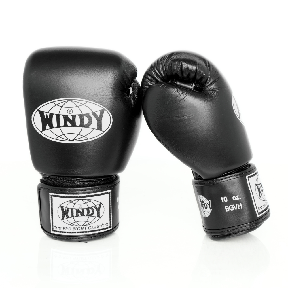 Windy [BGVH] Muay Thai Gloves Black