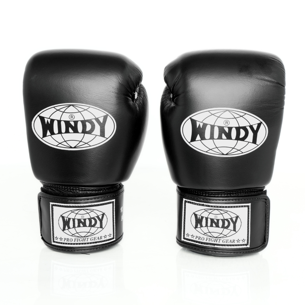 Windy [BGVH] Muay Thai Gloves Black