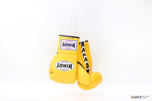 Windy [BGL] Lace Up Boxing Gloves Yellow