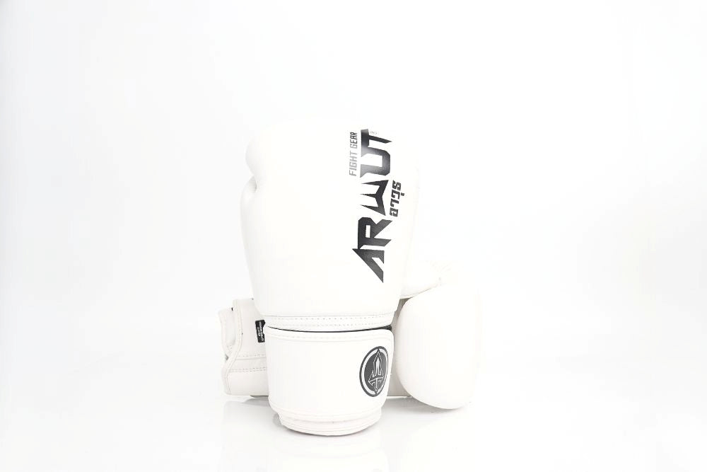 ARWUT [BG5] ''THE ASCENT'' MUAY THAI BOXING GLOVES WHITE