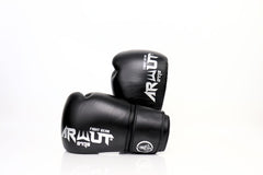 ARWUT [BG5] ''THE ASCENT'' MUAY THAI BOXING GLOVES JET BLACK