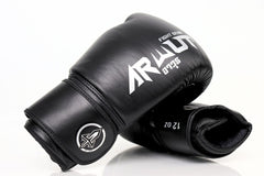 ARWUT [BG5] ''THE ASCENT'' MUAY THAI BOXING GLOVES JET BLACK
