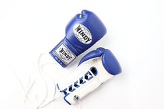 Windy [BGL] Lace Up Boxing Gloves Blue/White