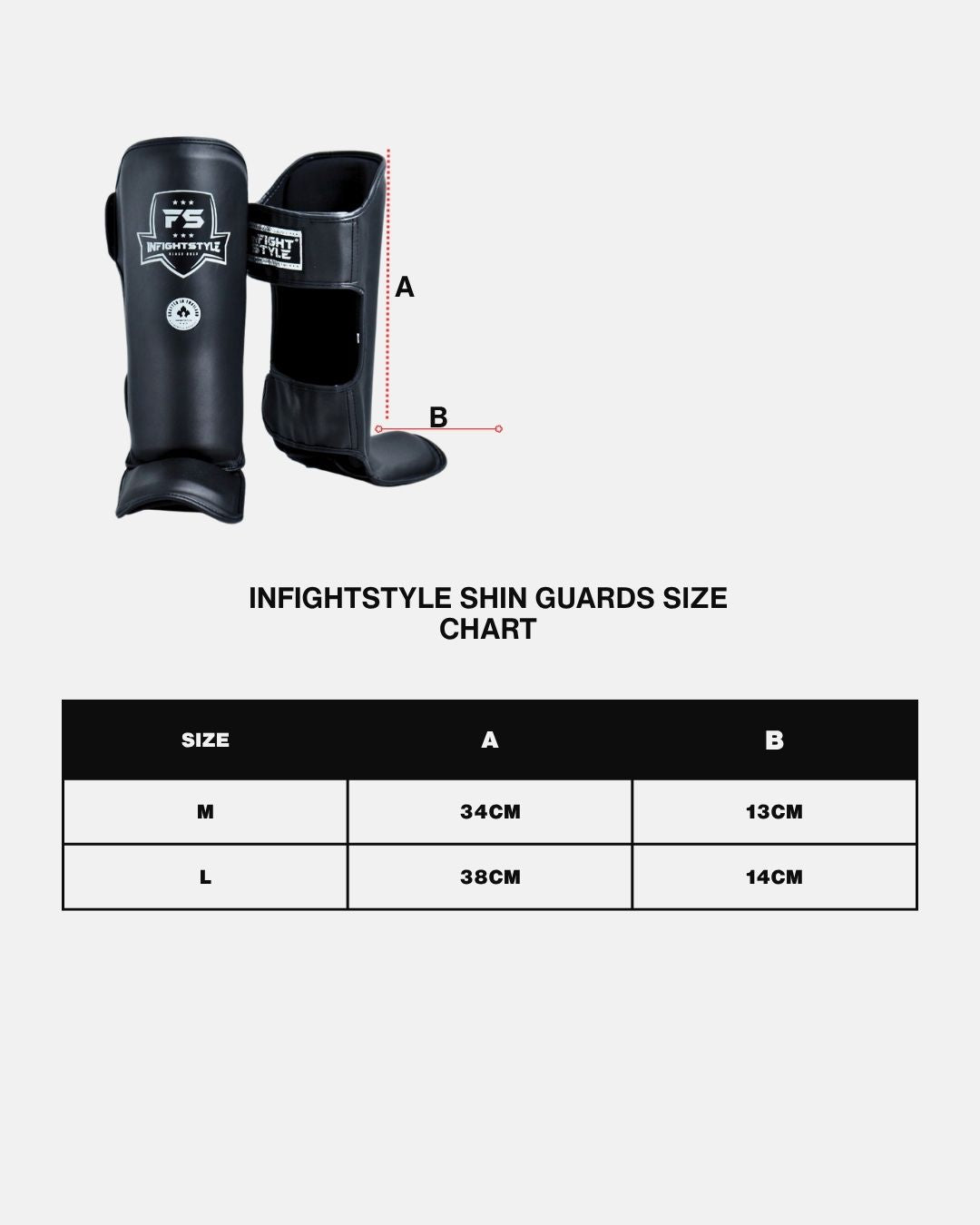 inFightStyle Pro Shinguards Leather