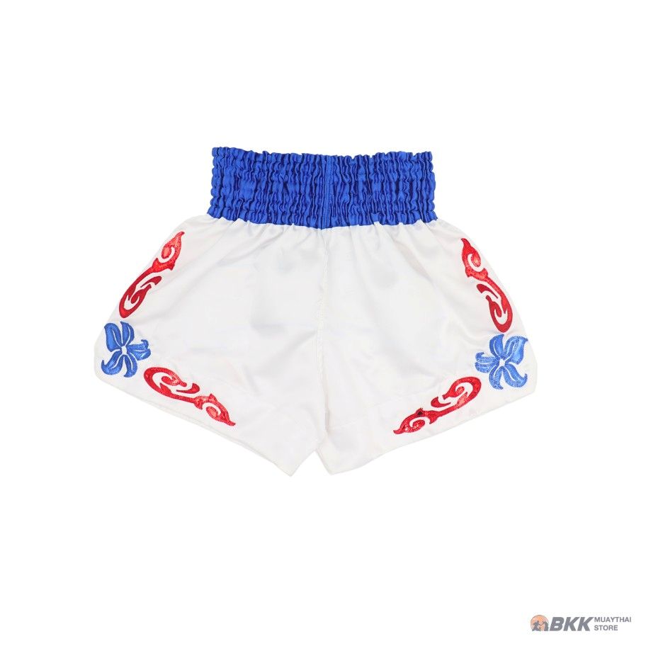 Boon [MT40] "White/Blue" Muay Thai Shorts