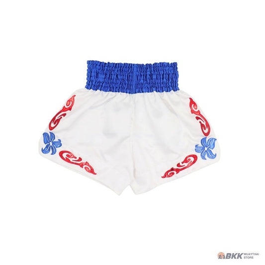 Boon [MT40] "White/Blue" Muay Thai Shorts